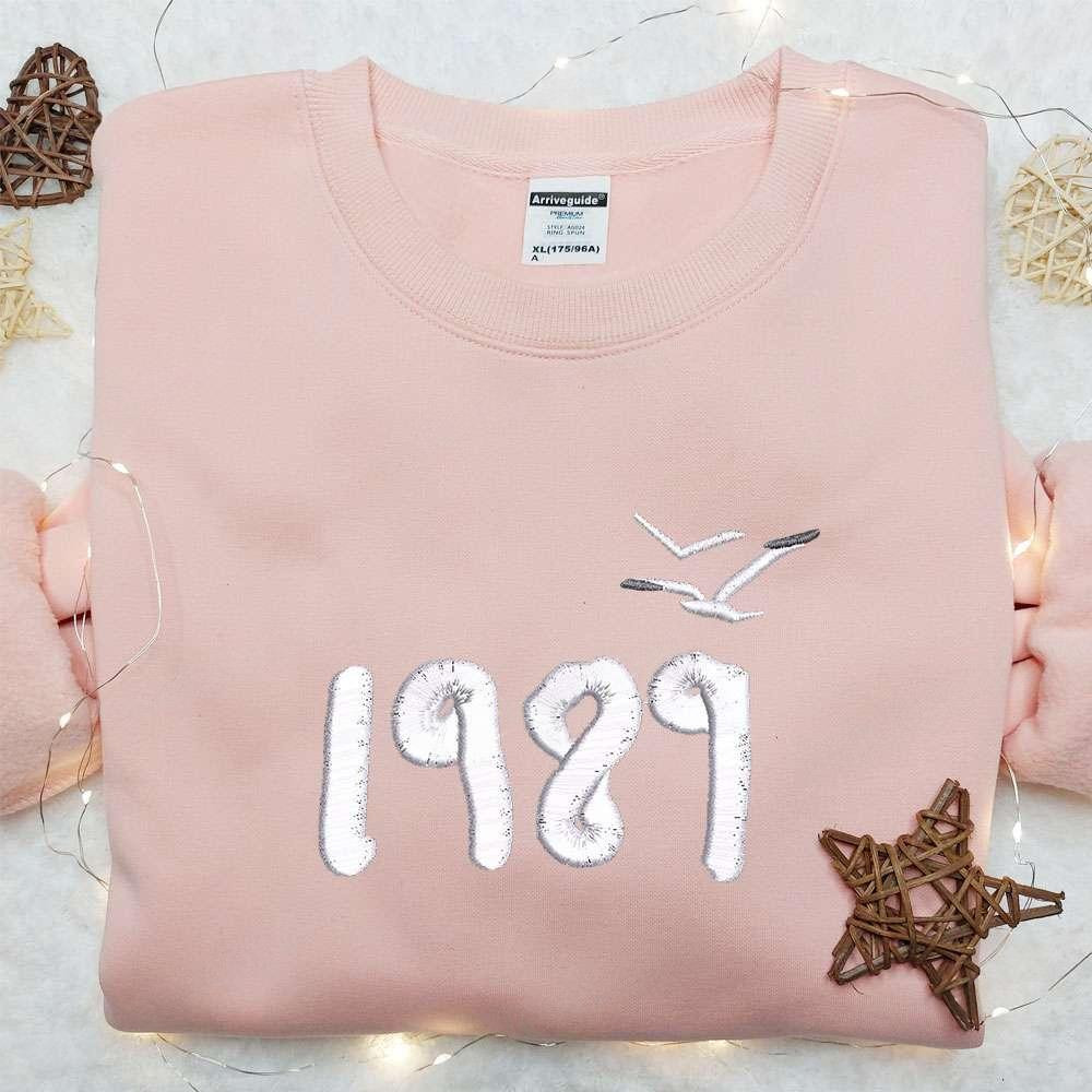1989 Eras Tour Embroidered Shirt Celebrity Embroidered Hoodie Best Gift For Fans