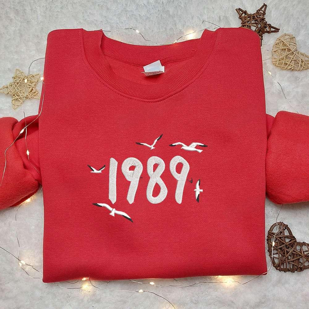 1989 Taylors Version Embroidered Shirt Celebrity Embroidered Hoodie Best Music Gift For Fans