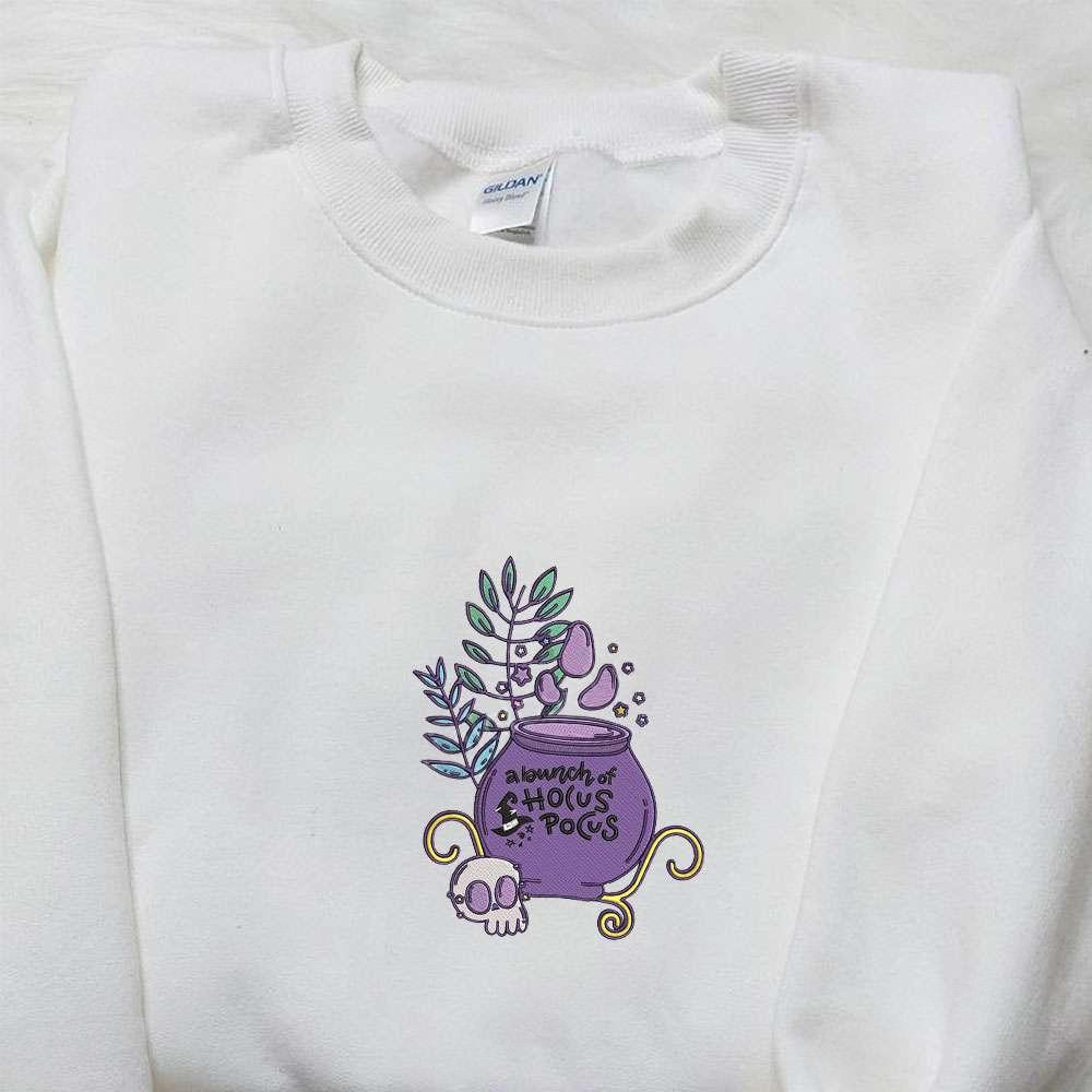 A Bunch of Hocus Pocus Embroidered Sweatshirt Halloween Embroidered Hoodie Best Halloween Gifts
