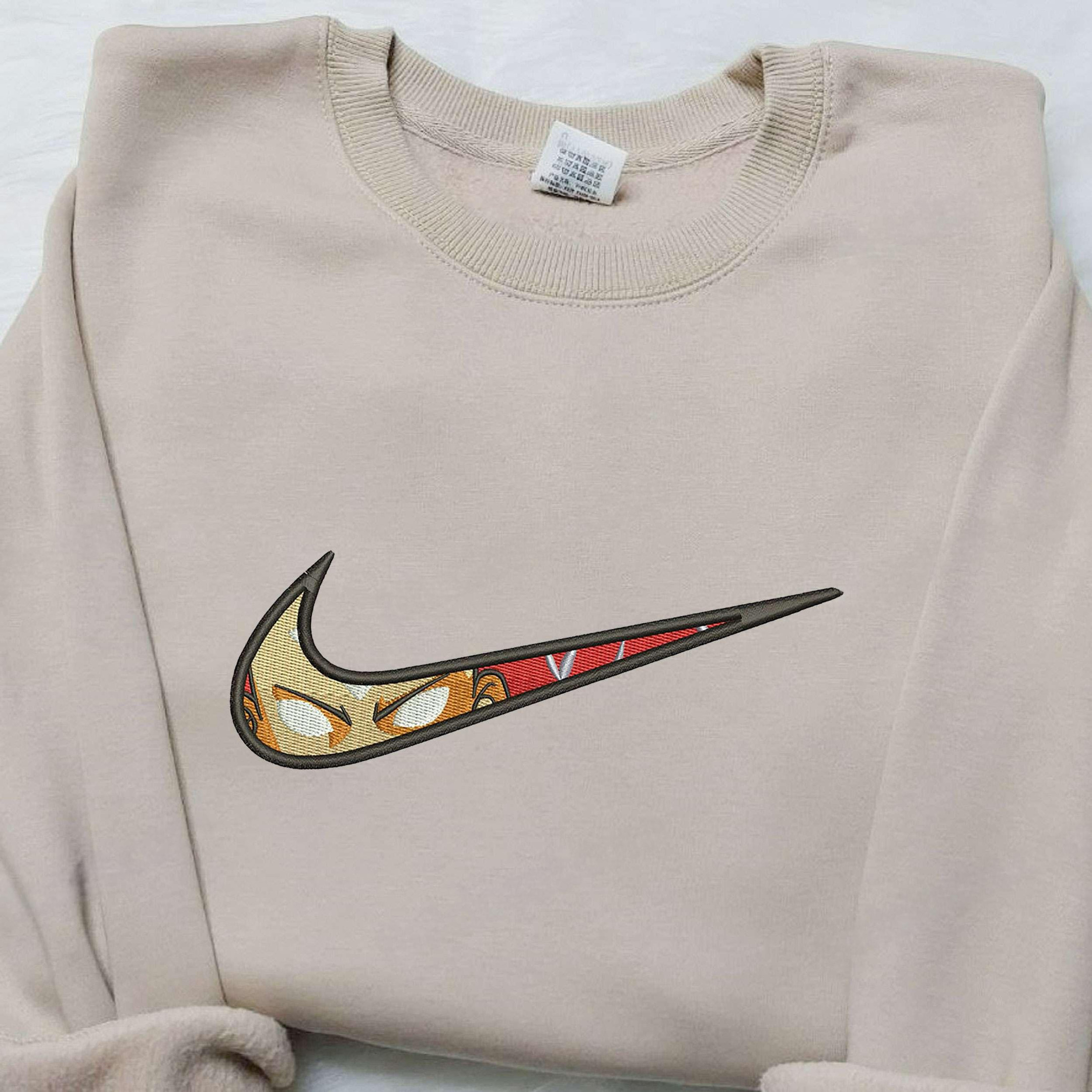 Aang Nike Swoosh , Anime Embroidered T-shirt Sweatshirt Hoodie, Inspired Anime Movie, Best Gift for Anime Fans