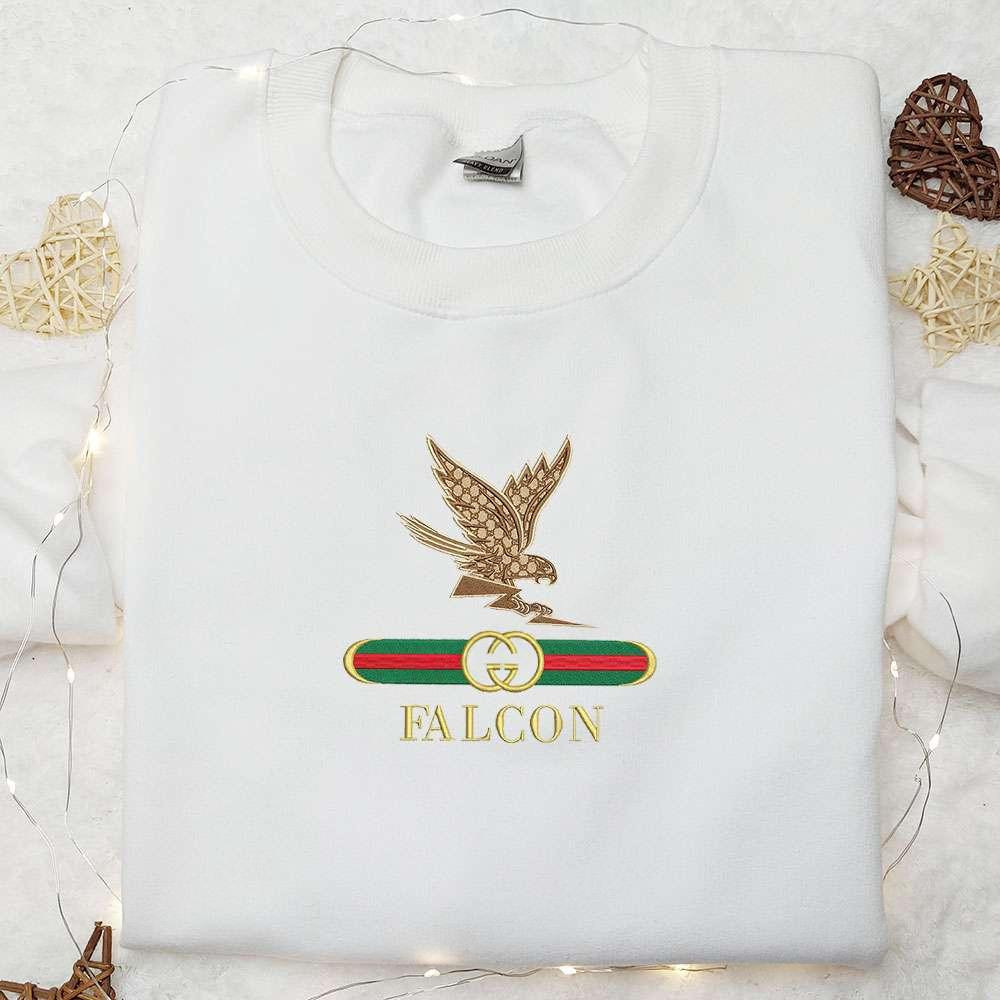 Air Force Falcons x Gucci Embroidered Shirt NCAA Sports Embroidered Hoodie Best Gift Idea