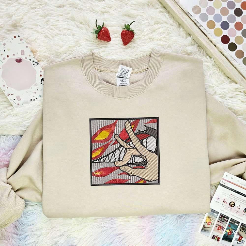 Aki Hayakawa Chainsaw Man Anime Embroidered Shirt , Anime Embroidered T-shirt Sweatshirt Hoodie, Inspired Anime Movie, Best Gift for Anime Fans