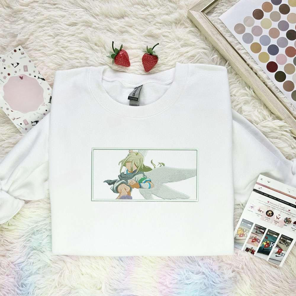 Angel Popart Anime Embroidered Shirt , Anime Embroidered T-shirt Sweatshirt Hoodie, Inspired Anime Movie, Best Gift for Anime Fans