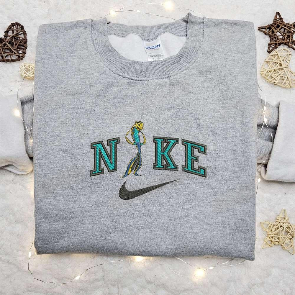 Angie x Nike Cartoon Embroidered Hoodie Disney Characters Embroidered Sweatshirt Custom Embroidered Hoodie