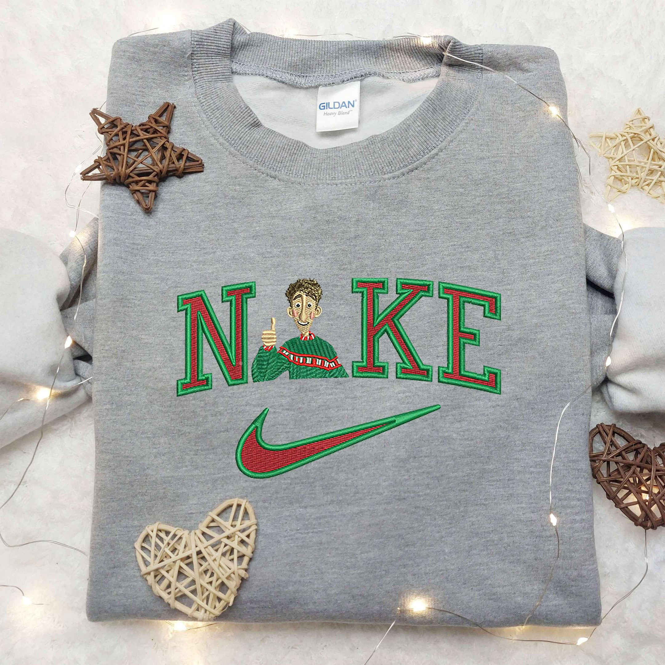 Arthur Christmas Embroidered Shirt Custom Nike Embroidered Christmast Gift for Family