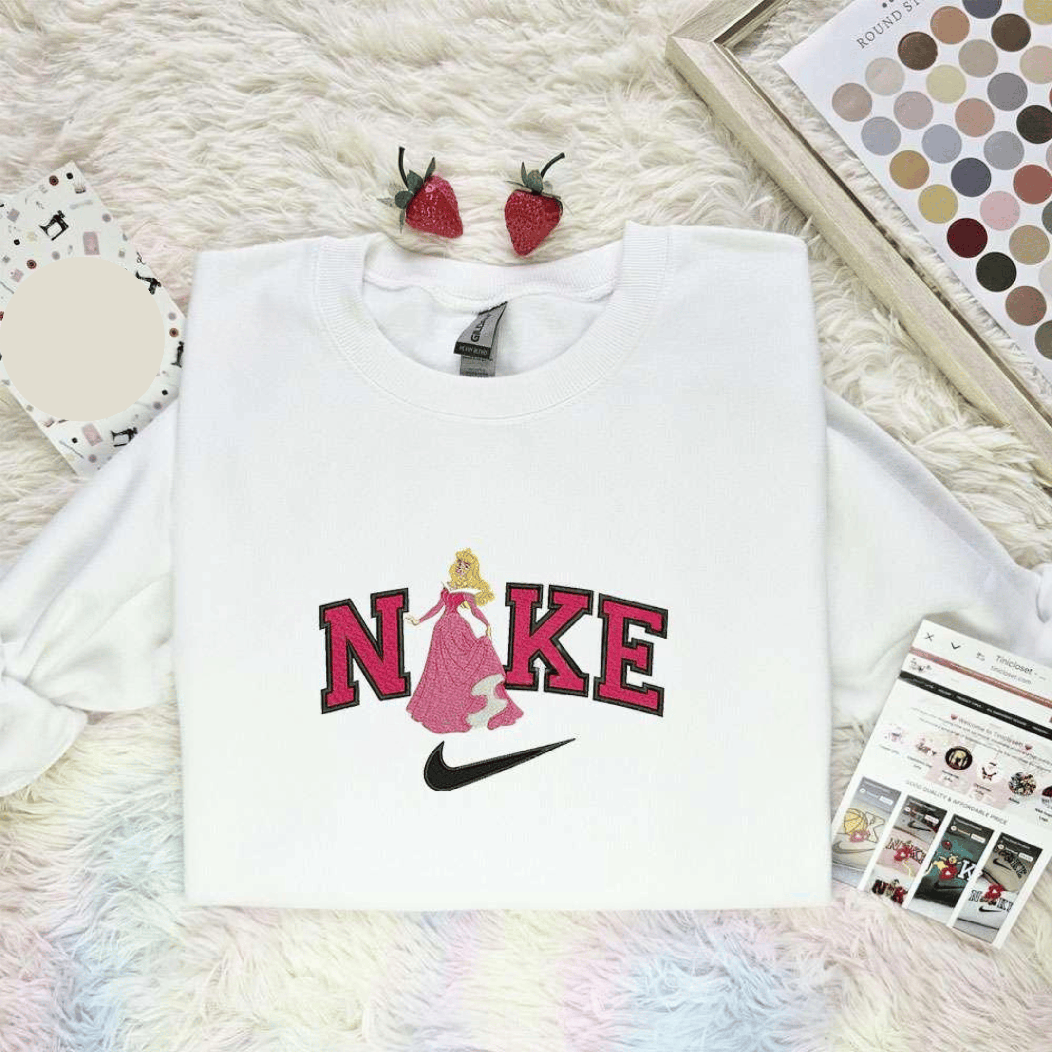 Aurora The Sleeping Beauty Disney Princess Embroidered Shirt Disney Characters Embroidered Hoodie