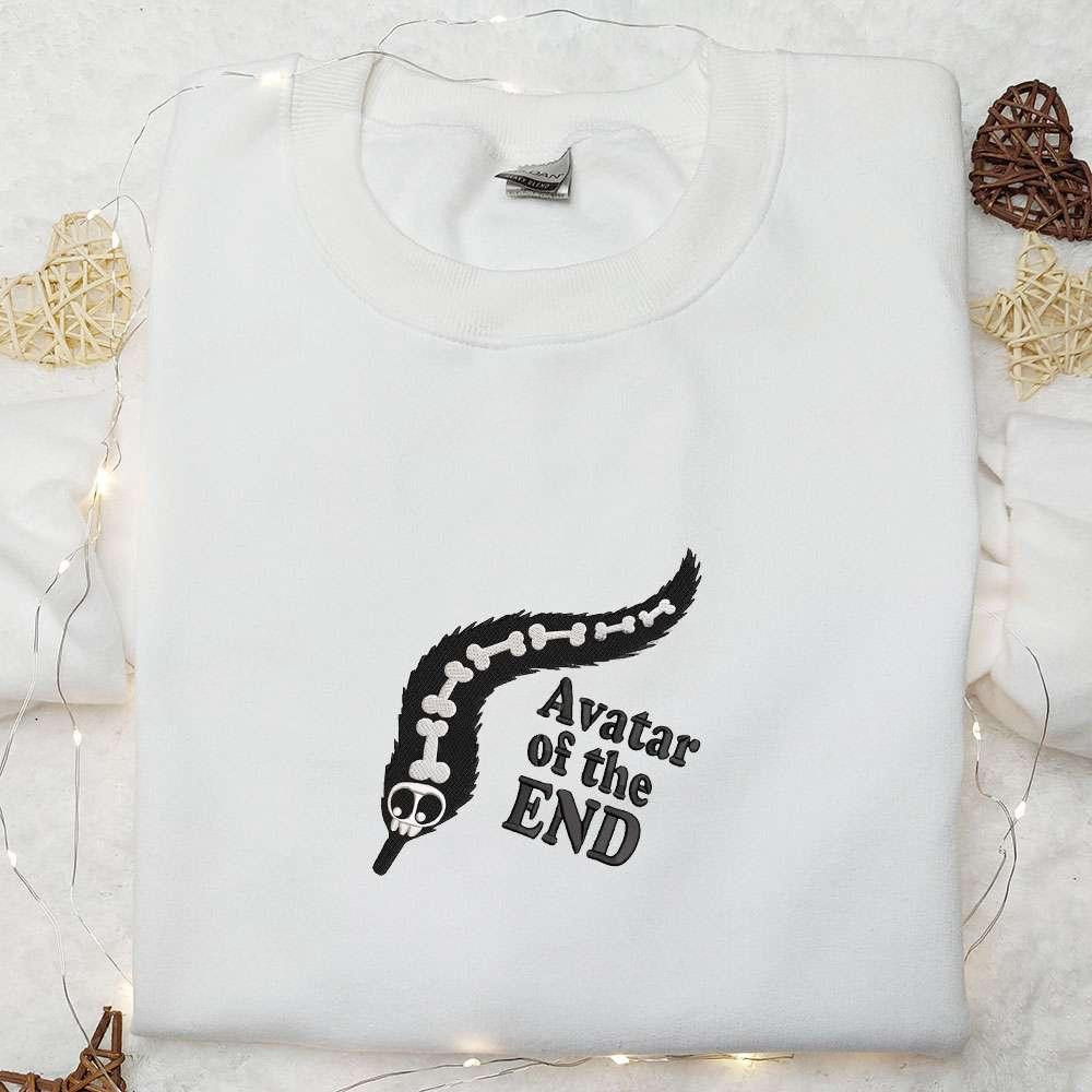 Avatar of the End Embroidered Shirt Halloween Embroidered Sweatshirt Best Halloween Gifts for Family