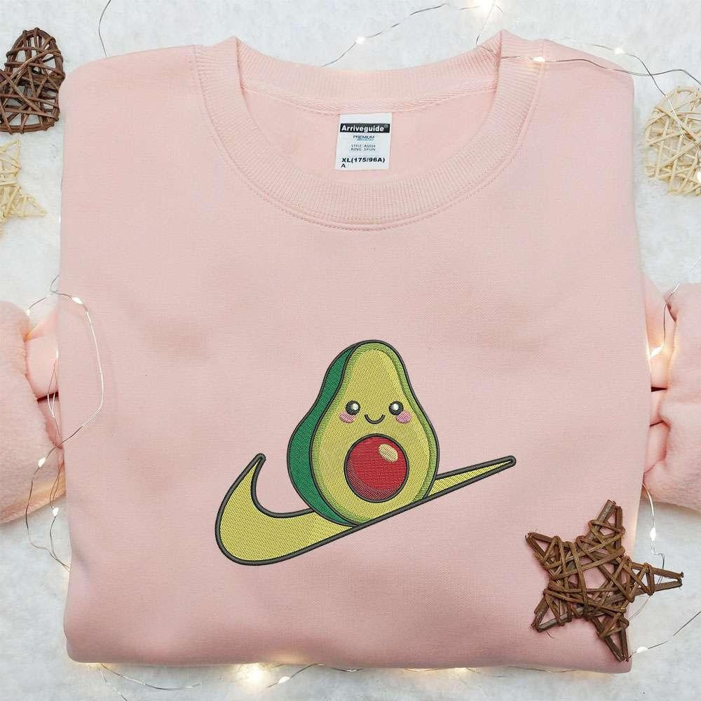 Avocado Favorite Food Embroidered Shirt