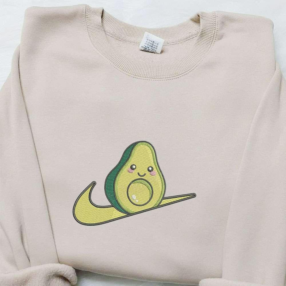 Avocado Favorite Food Embroidered Shirt 1