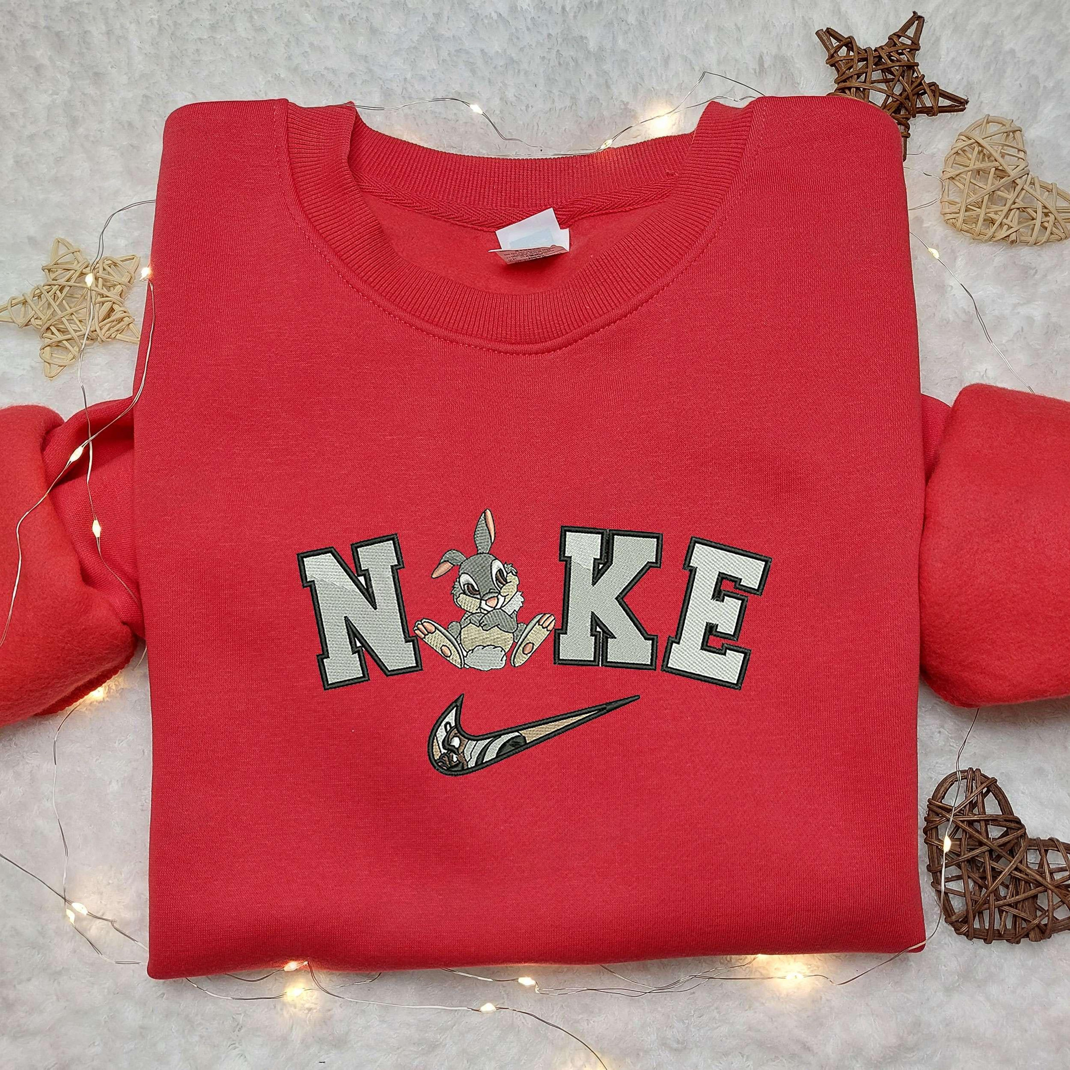 Baby Bugs Bunny x Nike Embroidered Shirt Nike Embroidered Shirt Cartoon Disney Looney Tunes and Merrie Melodies Embroidered Shirt