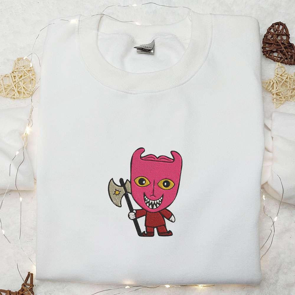 Baby Lock Embroidered Sweatshirt The Nightmare Before Christmas Embroidered Hoodie Best Halloween Gifts Ideas