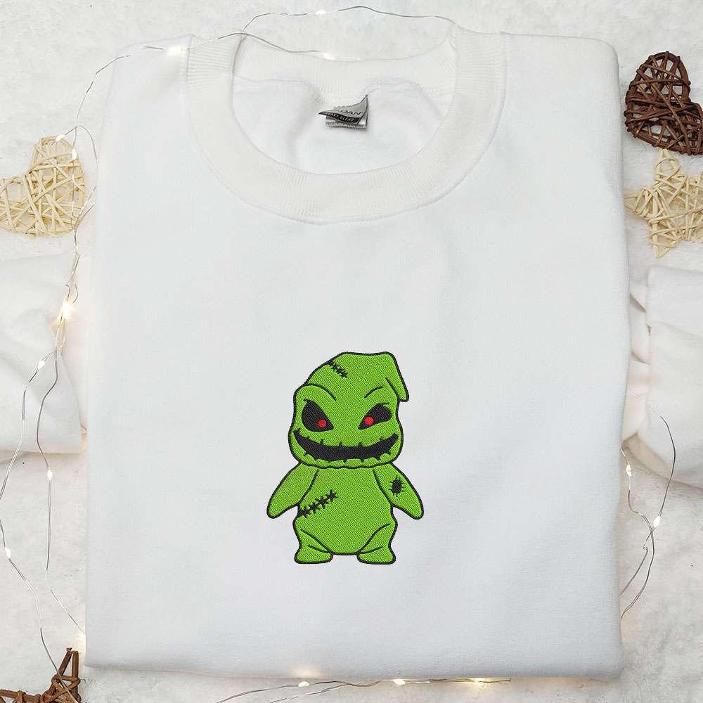 Baby Oogie Boogie Embroidered Sweatshirt The Nightmare Before Christmas Embroidered Hoodie Best Halloween Gifts Ideas
