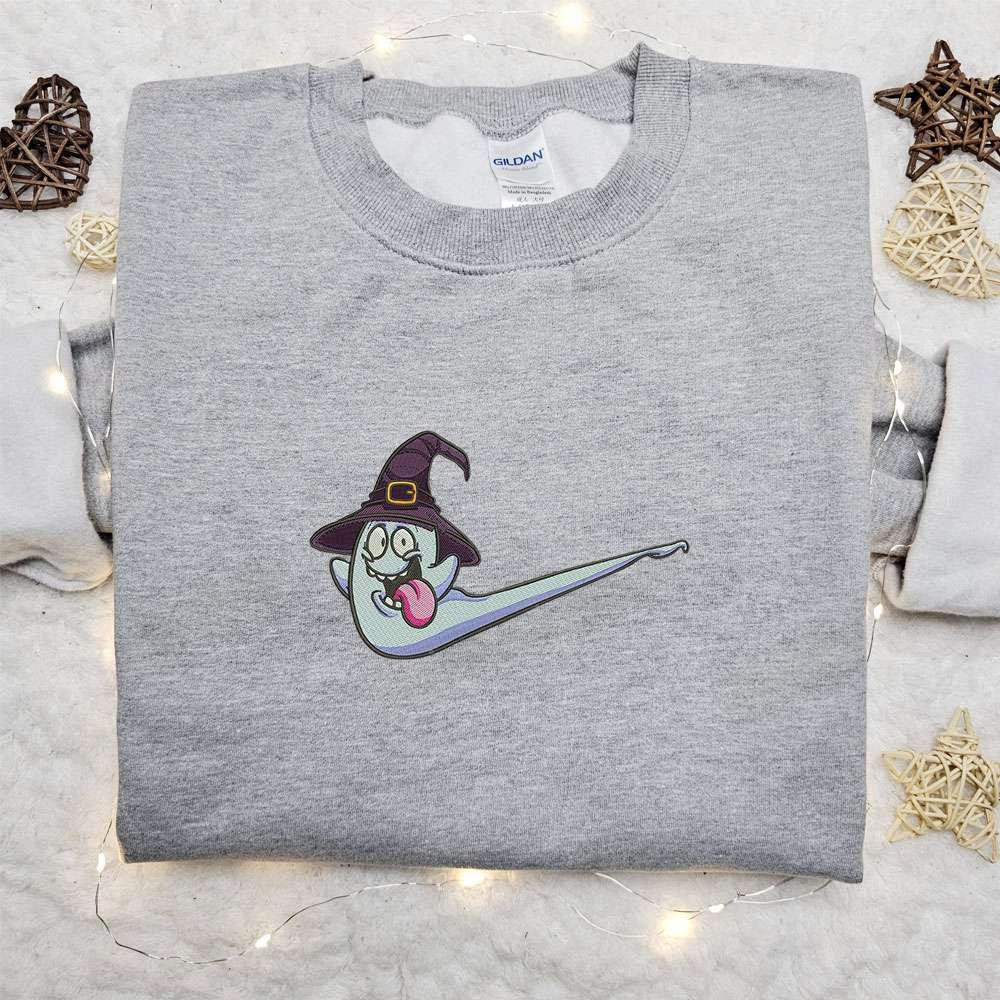 Baby Witcher x Swoosh Embroidered Sweatshirt Halloween Embroidered Shirt Best Halloween Gift Ideas for Family