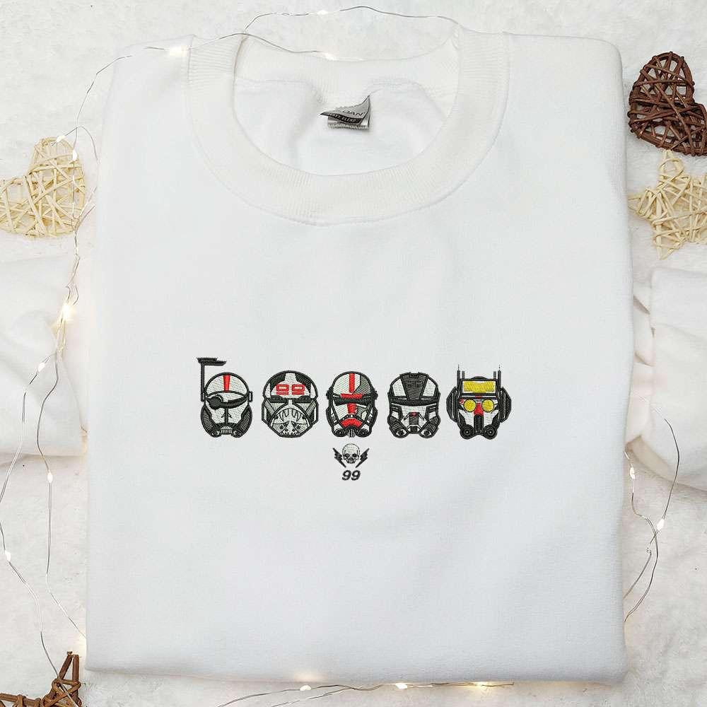 Bad Batch Star Wars Embroidered Shirt Embroidered Shirt Nike Inspired Embroidered Shirt