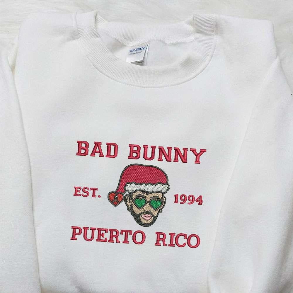 Bad Bunny Puerto Rico Since 1994, Celebrity Embroidered Shirt, Best Music Gift For Fans - Small Gifts Great Love