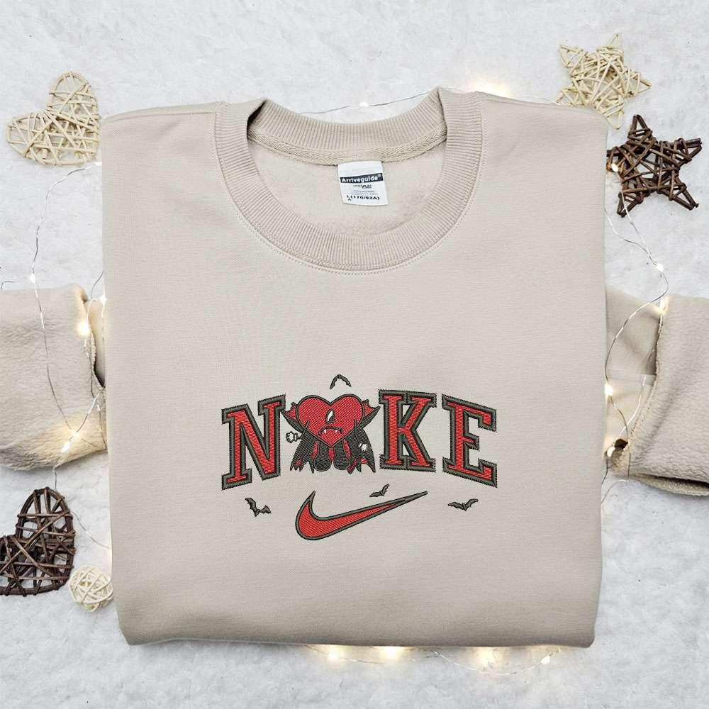 Bad Bunny x Nike Embroidered Hoodie Nike Inspired Embroidered Shirt Best Halloween Gift Ideas