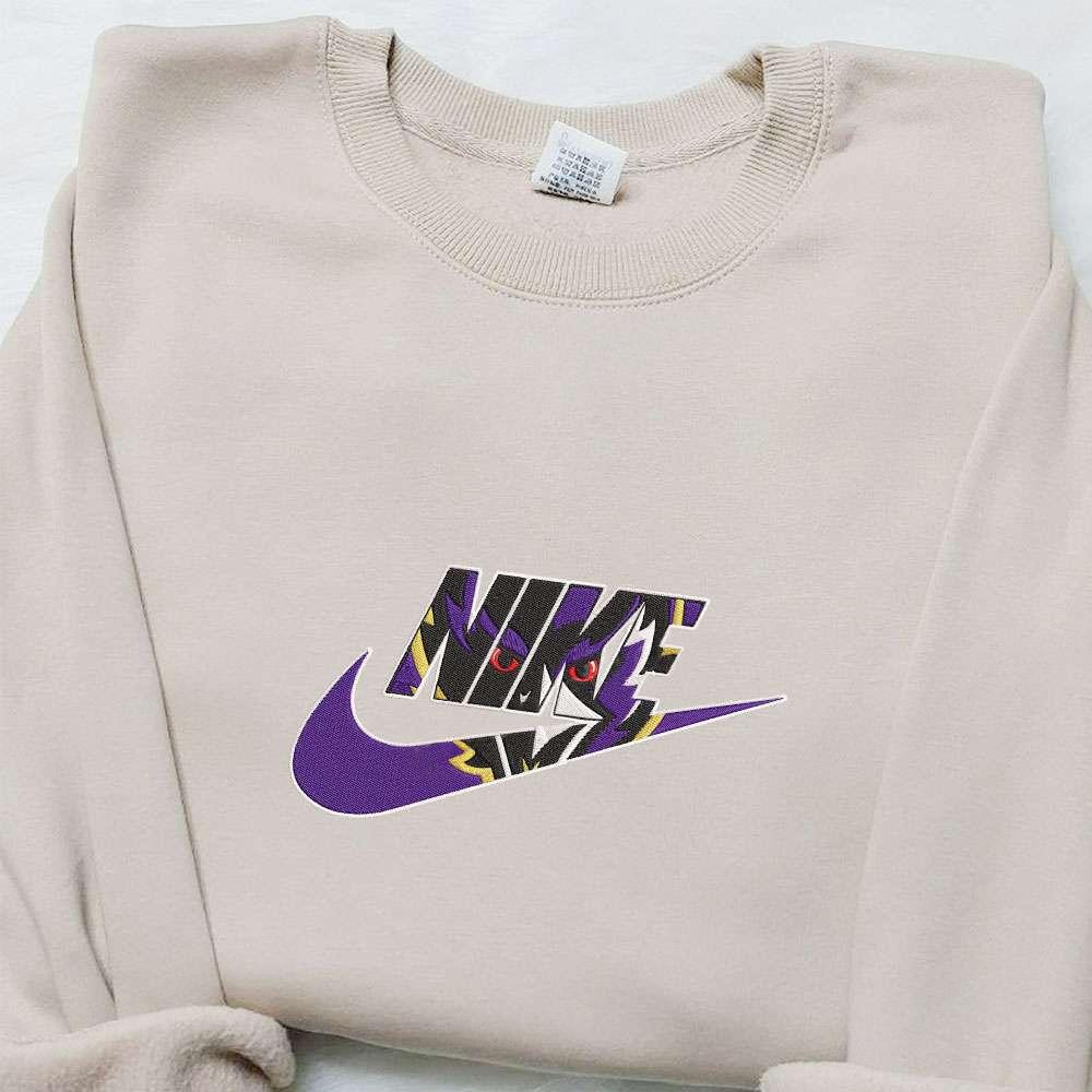 Baltimore Ravens x Nike Embroidered Shirt NFL Sports Embroidered Hoodie Nike Inspired Embroidered T Shirt