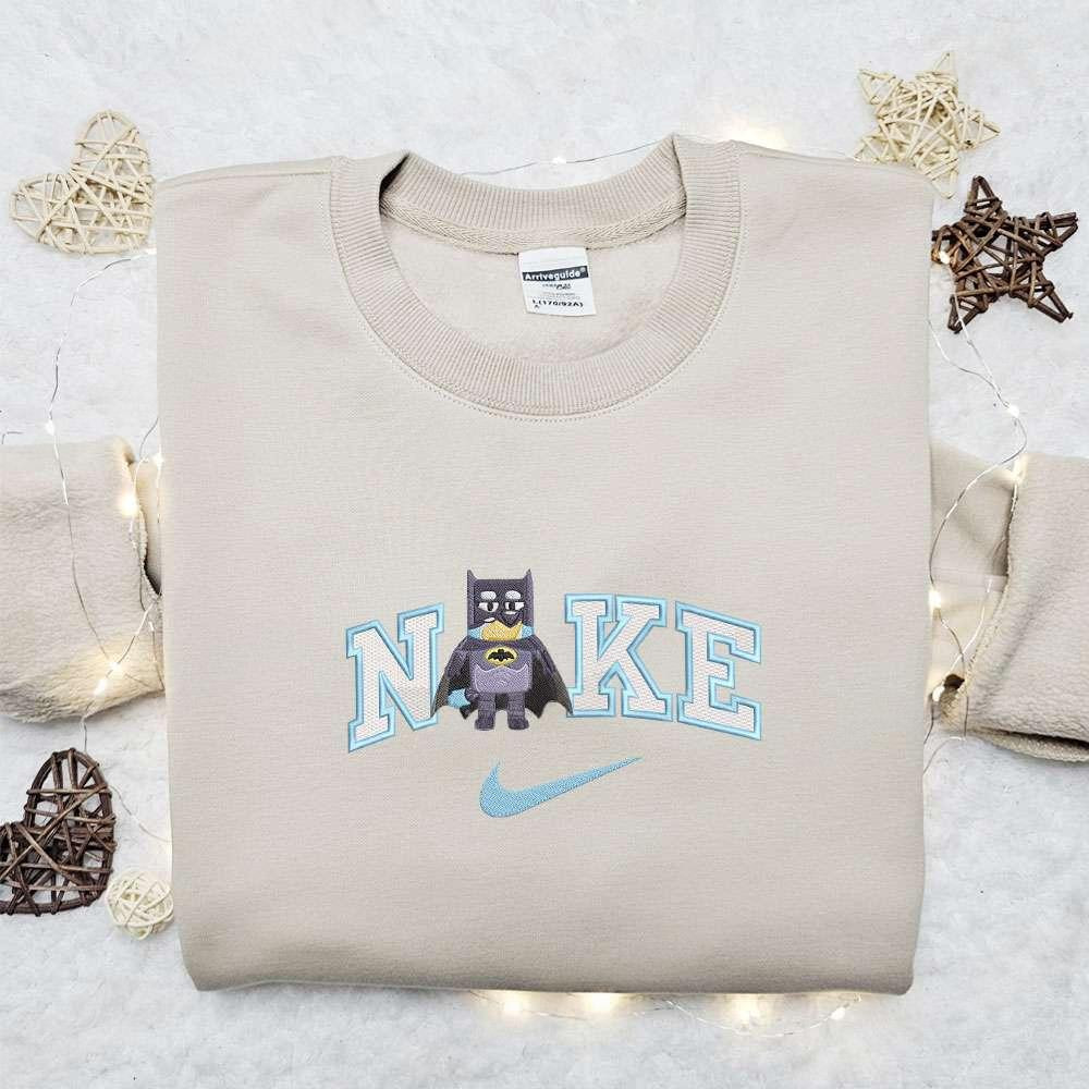 Bandit Heeler Batman Bluey Cartoon Embroidered Shirt, Disney Cartoon Shirt, Best Gift Ideas