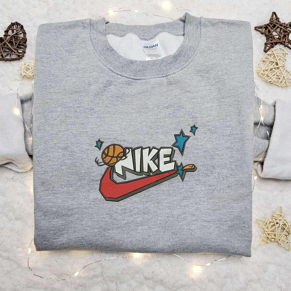 Basketball Smash x Nike Embroidered Shirt Sports Embroidered Hoodie Best Gift Idea
