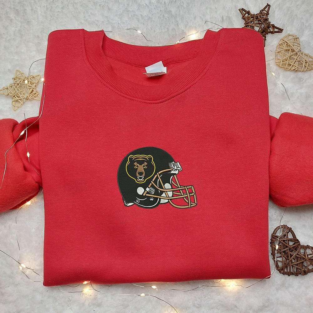 Baylor Bears Helmet Embroidered Shirt NCAA Sports Embroidered Hoodie Best Gift Idea