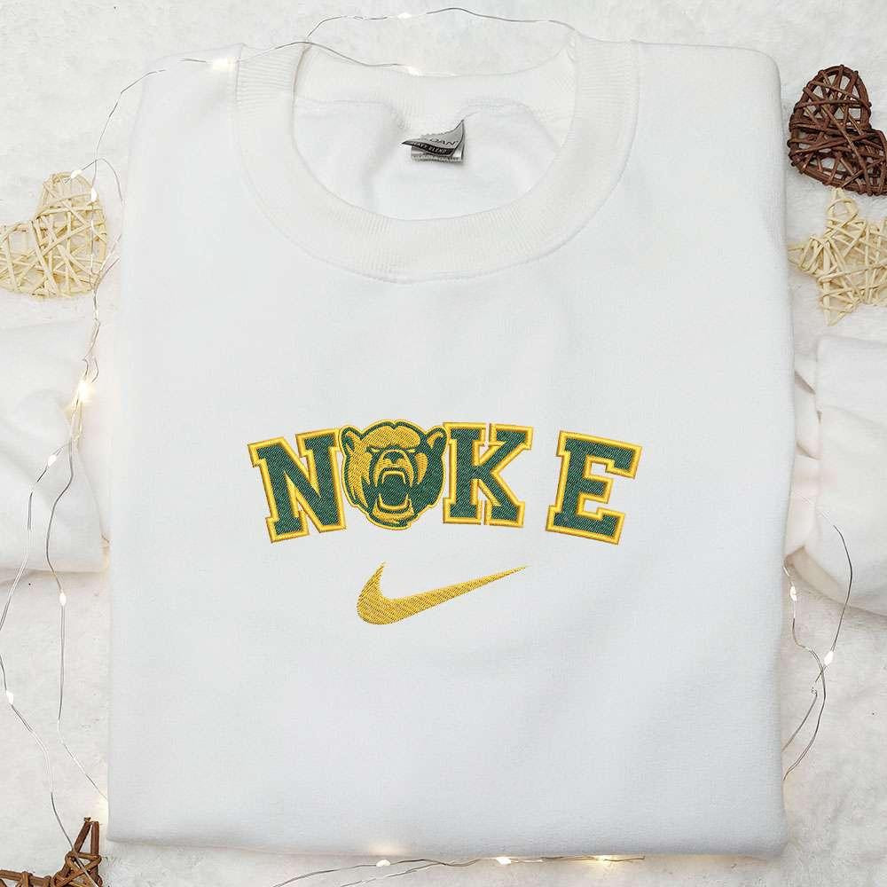 Baylor Bears x Nike Embroidered Shirt NCAA Sports Embroidered Hoodie Best Gift Idea