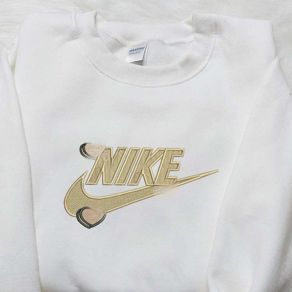 Be Mine Xo with Love x Nike Embroidered Hoodie Nike Inspired Embroidered Shirt Best Valentines Gift Ideas