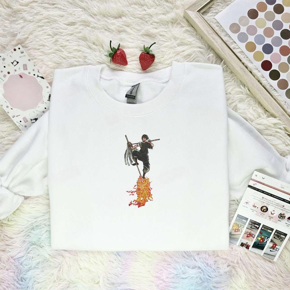 Benimaru Shinmon Fire Force Anime Embroidered Shirt C8Vfe , Anime Embroidered T-shirt Sweatshirt Hoodie, Inspired Anime Movie, Best Gift for Anime Fans