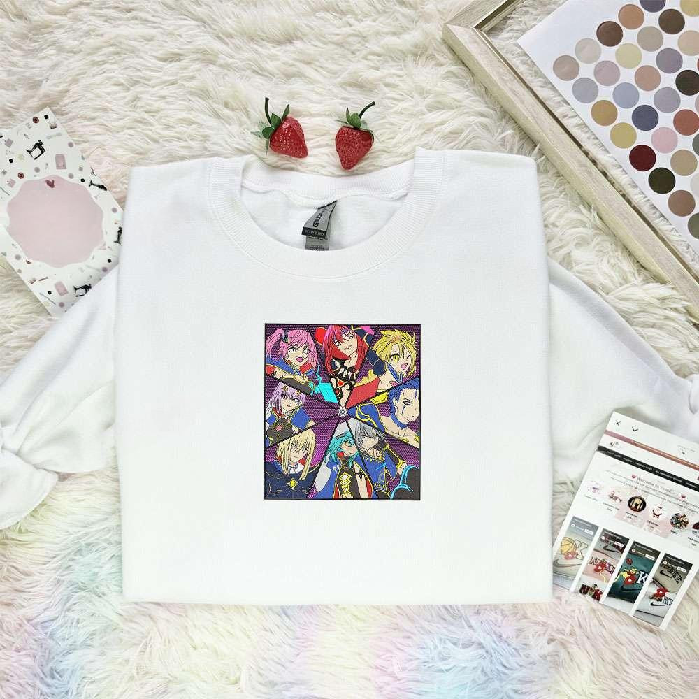 Blazblue Characters Anime Game Embroidered Shirt , Anime Embroidered T-shirt Sweatshirt Hoodie, Inspired Anime Movie, Best Gift for Anime Fans