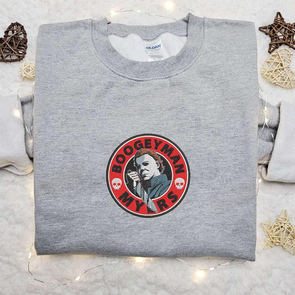 Boogeyman Myers Rise of the Boogeyman Embroidered Shirt Horror Movie Embroidered Shirt Best Halloween Gift Ideas