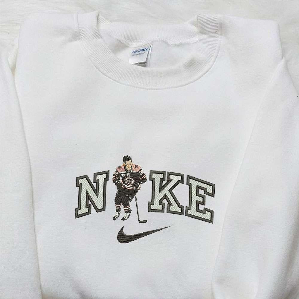 Boston Bruins Hockey Player x Nike Embroidered Shirt NHL Embroidered Hoodie Best Fandom Gift Ideas
