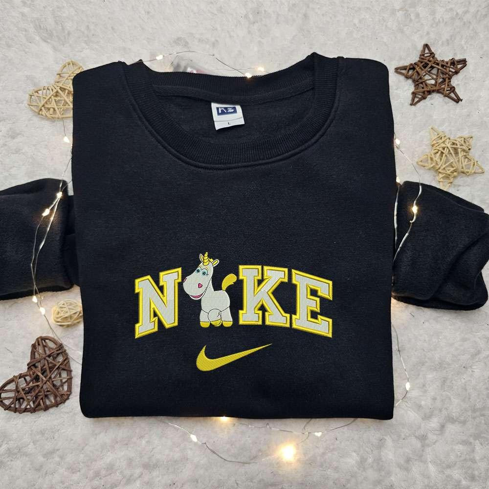 Buttercup Toy Story x Nike Embroidered Sweatshirt Disney Characters Embroidered Hoodie Cartoon Embroidered Shirt