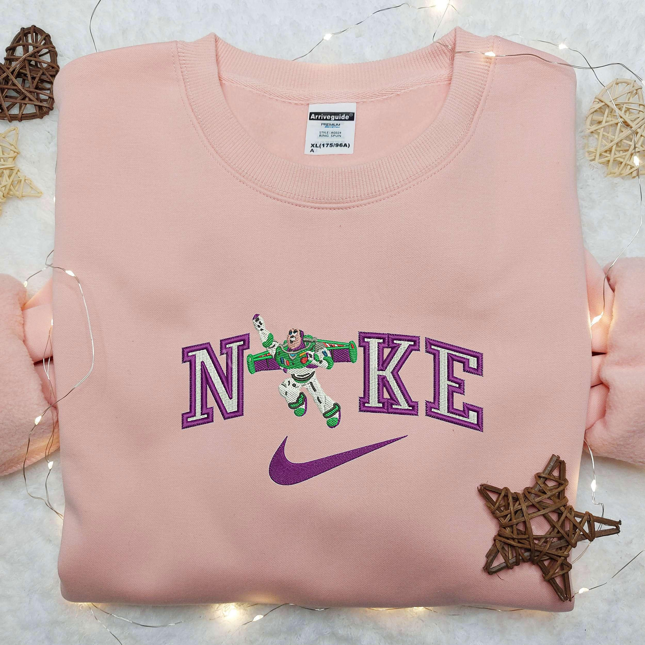 Buzz Lightyear Fly x Nike Embroidered Shirt Nike Embroidered Shirt Cartoon Embroidered Shirt
