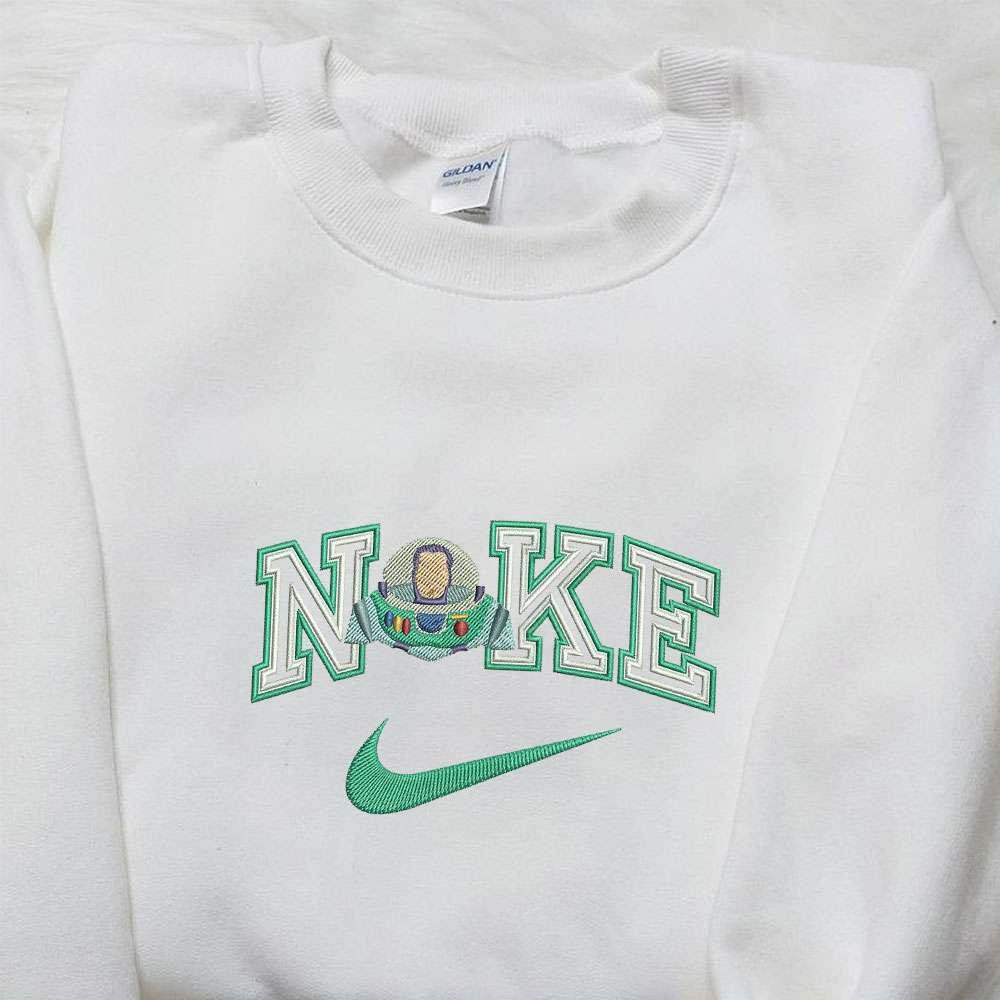Buzz Lightyear x Nike Embroidered Shirt Disney Toy Story Embroidered Hoodie Best Gift Ideas