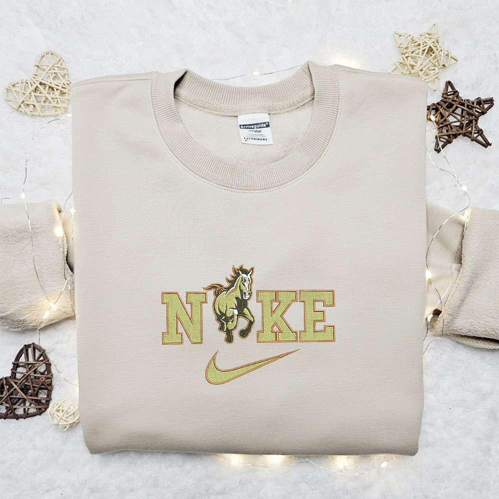 Cal Poly Mustangs x Nike Embroidered Shirt NFL Sports Embroidered Hoodie Best Fandom Gift Ideas 1