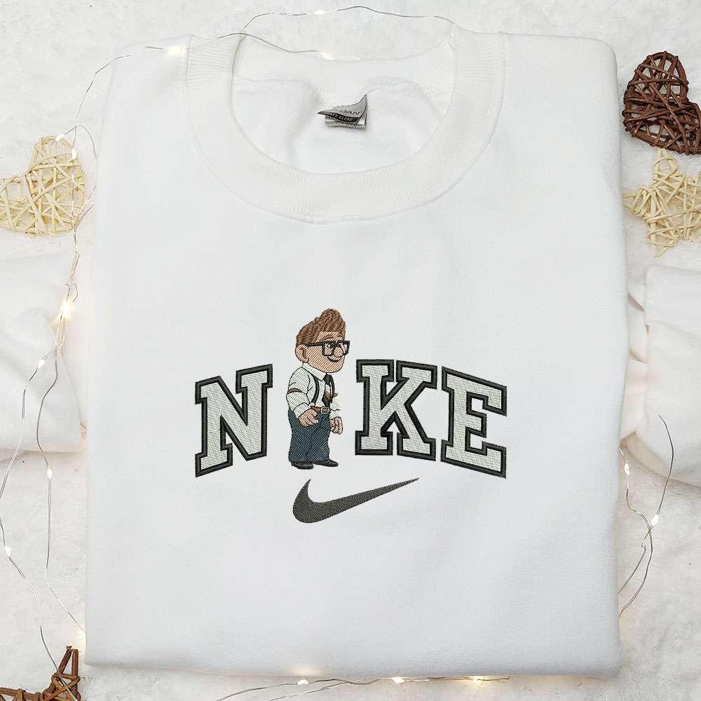 Carl Up Disney Characters Embroidered Shirt, Best Gift Idea For Family