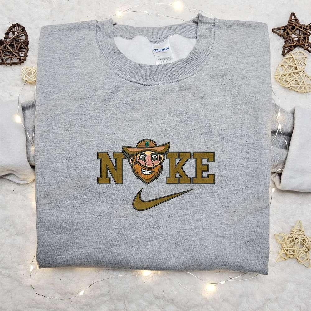 Charlotte 49ers x Nike Embroidered Shirt NFL Sports Embroidered Hoodie Best Fandom Gift Idea