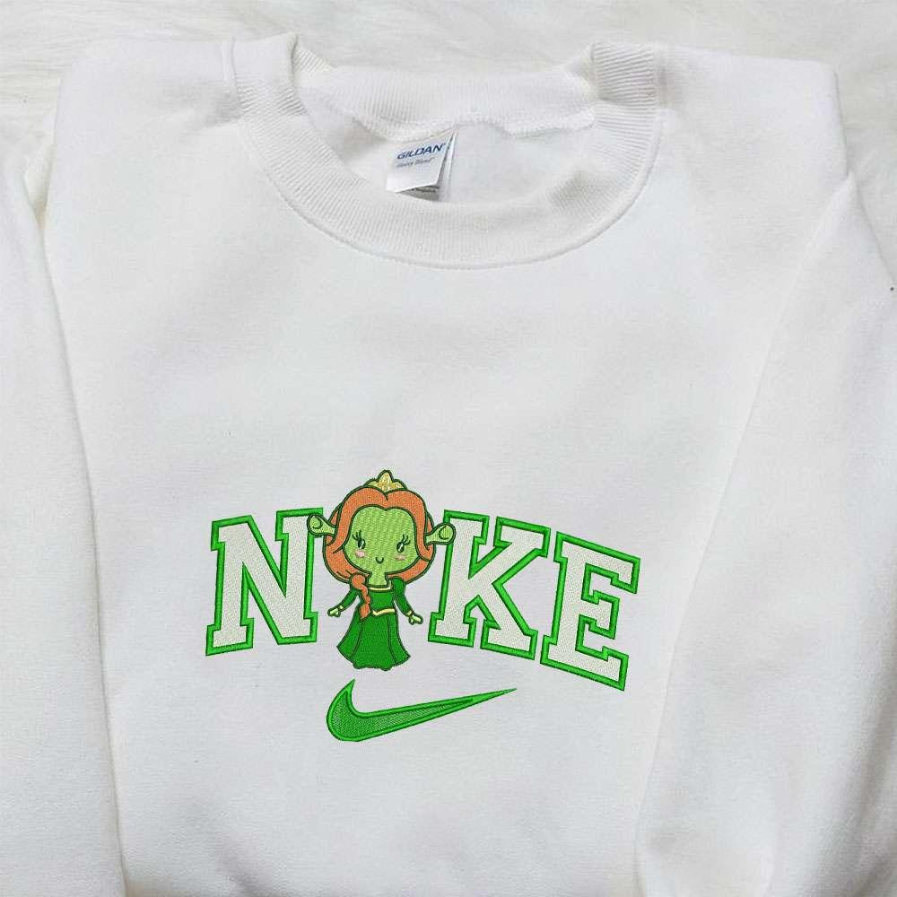 Chibi Fiona Shrek Cartoon Embroidered Shirt Best Gift Idea For Family