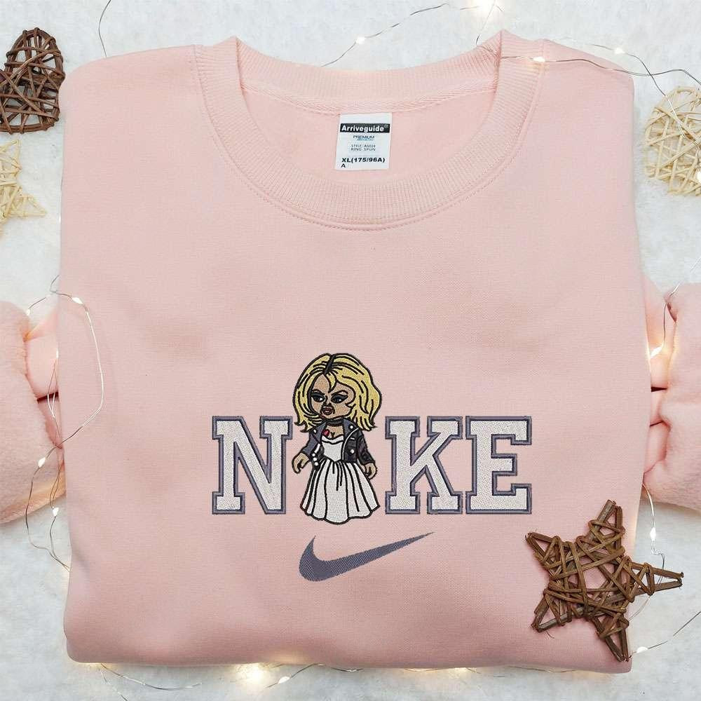 Chibi Tiffany x Nike Embroidered Sweatshirt Horror Movie Embroidered Shirt The Best Halloween Gift