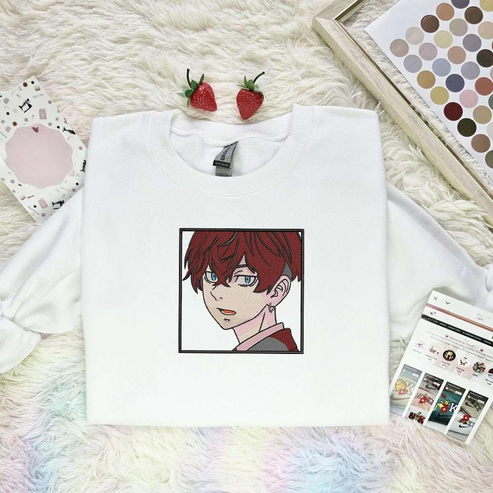 Chifuyu Matsuno Tokyo Revengers Anime Embroidered Shirt , Anime Embroidered T-shirt Sweatshirt Hoodie, Inspired Anime Movie, Best Gift for Anime Fans
