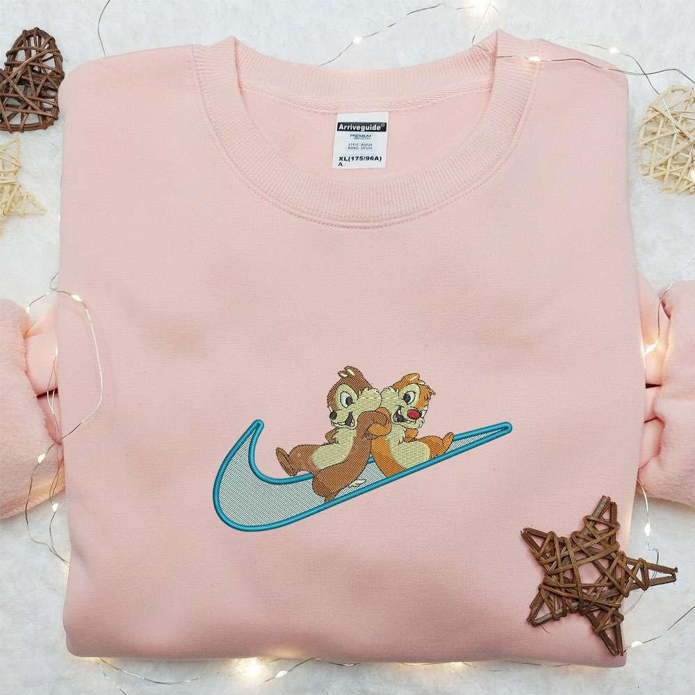 Chip And Dale Disney Characters Embroidered Shirt Best Gift Idea For Family