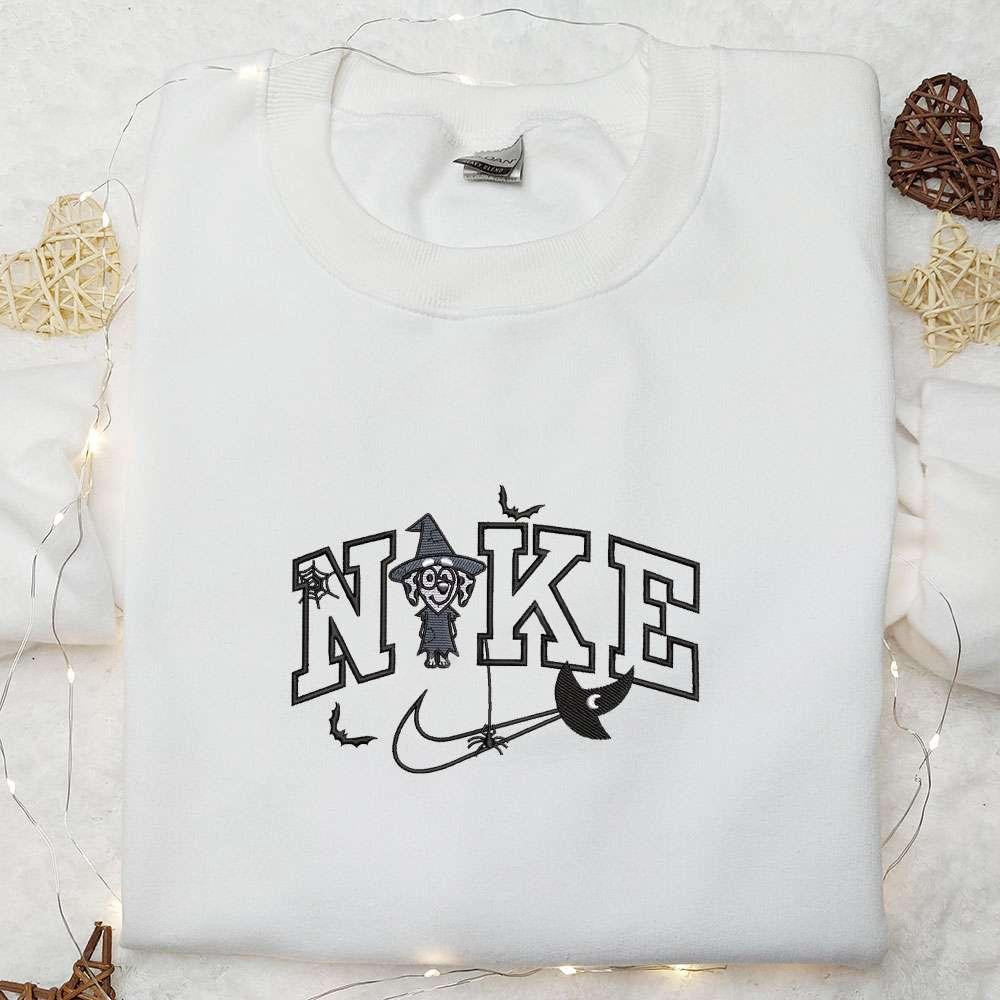 Chloe Witch x Nike Embroidered Shirt Bluey Cartoon Embroidered Hoodie Halloween Embroidered Sweatshirt