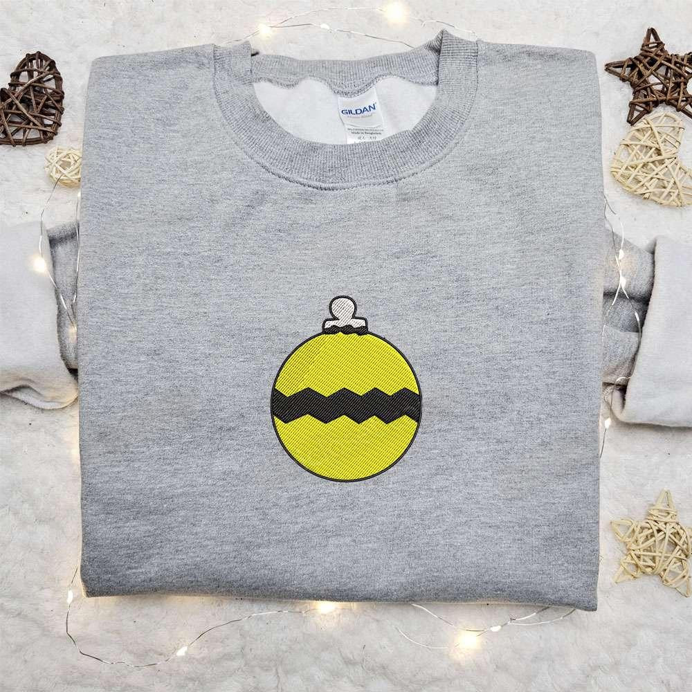 Christmas Ornament Embroidered Shirt Christmas Embroidered Hoodie Best Gifts For Family 1