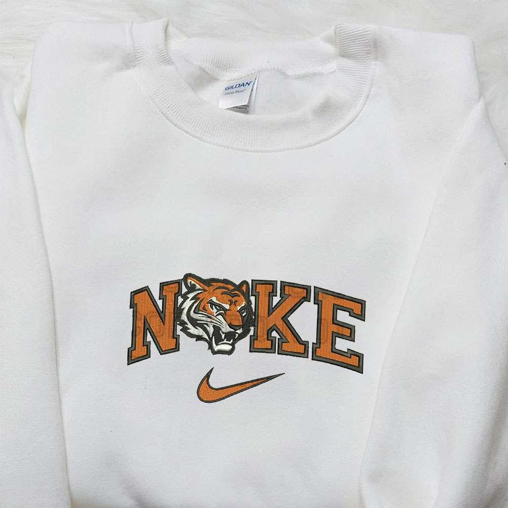 Cincinnati Bengals x Nike Embroidered Shirt NFL Sports Embroidered Hoodie Best Fandom Gift Idea 1