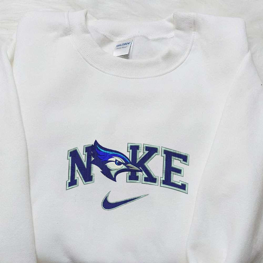 Cleighton Bluejays x Nike Embroidered Shirt NCAA Basketball Sports Embroidered Hoodie Besta Gift Idea