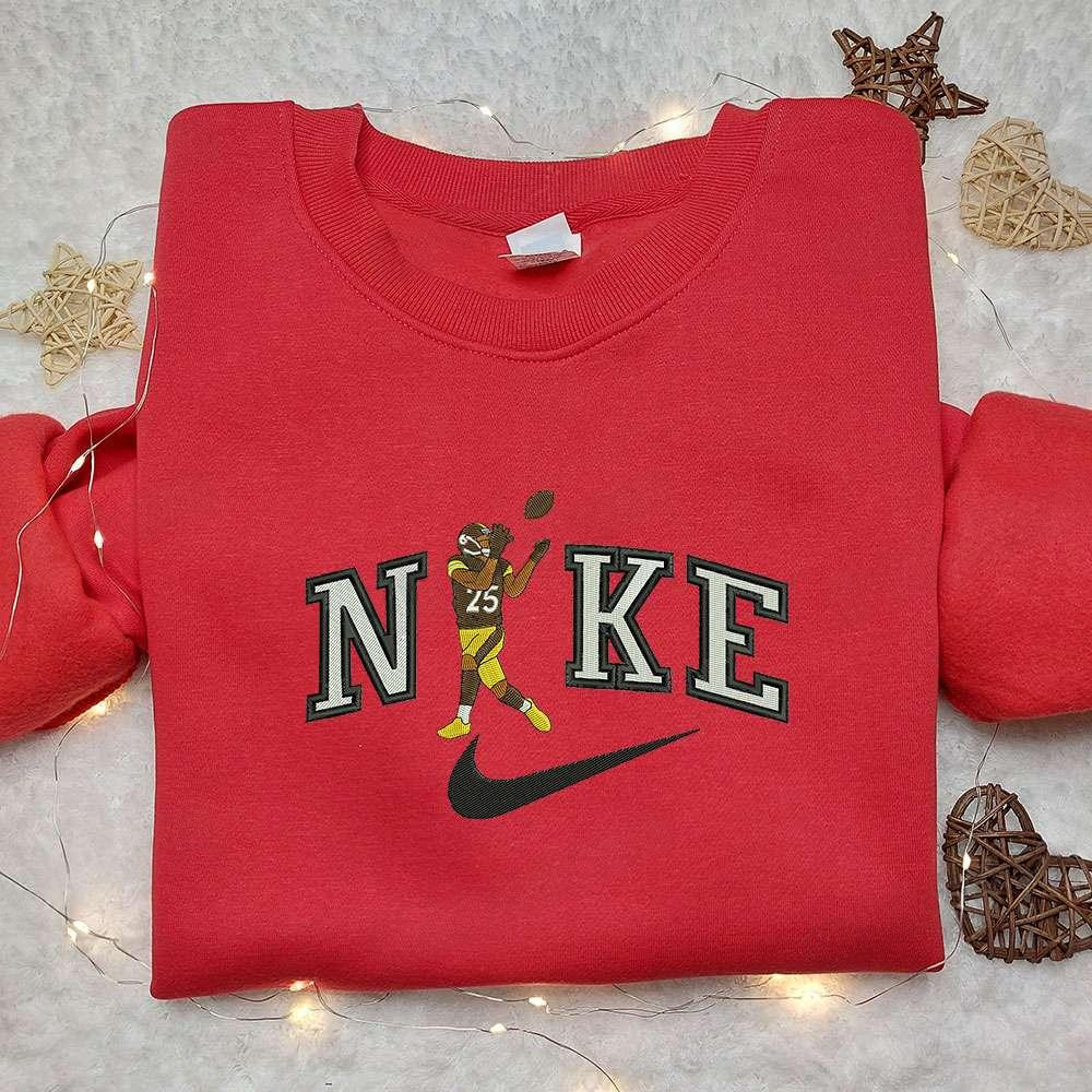 Cole Caufield 25 x Nike Embroidered Shirt NHL Sport Embroidered Shirt Custom Nike Embroidered Shirt