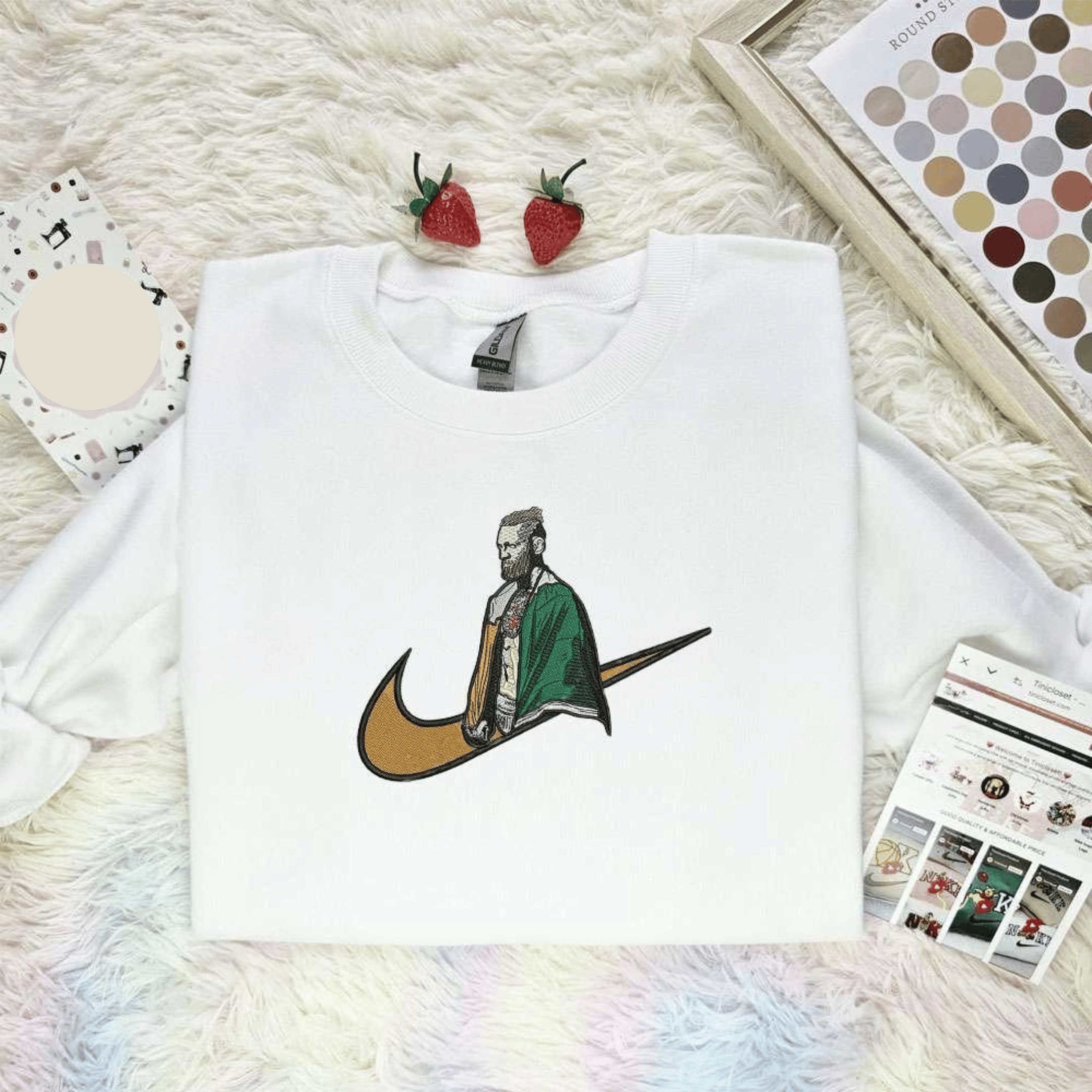 Conor Mcgregor Mixed Martial Arts Sports Embroidered Shirt, Best Gift Ideas For Fans