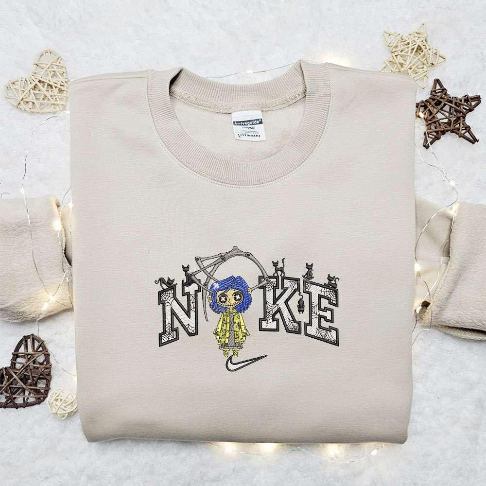 Coraline Halloween Embroidered Shirt Best Halloween Gifts Ideas