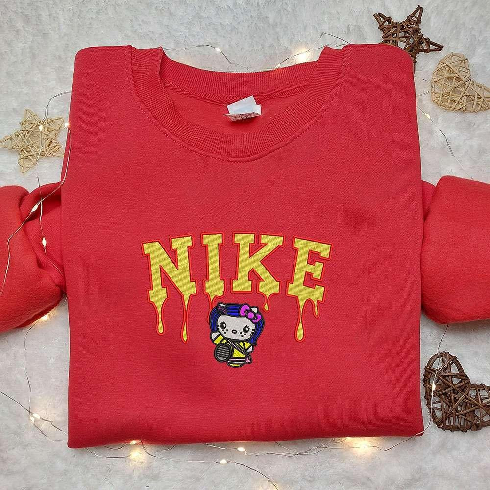 Coraline Hello Kitty Embroidered Shirt Best Halloween Gifts Ideas