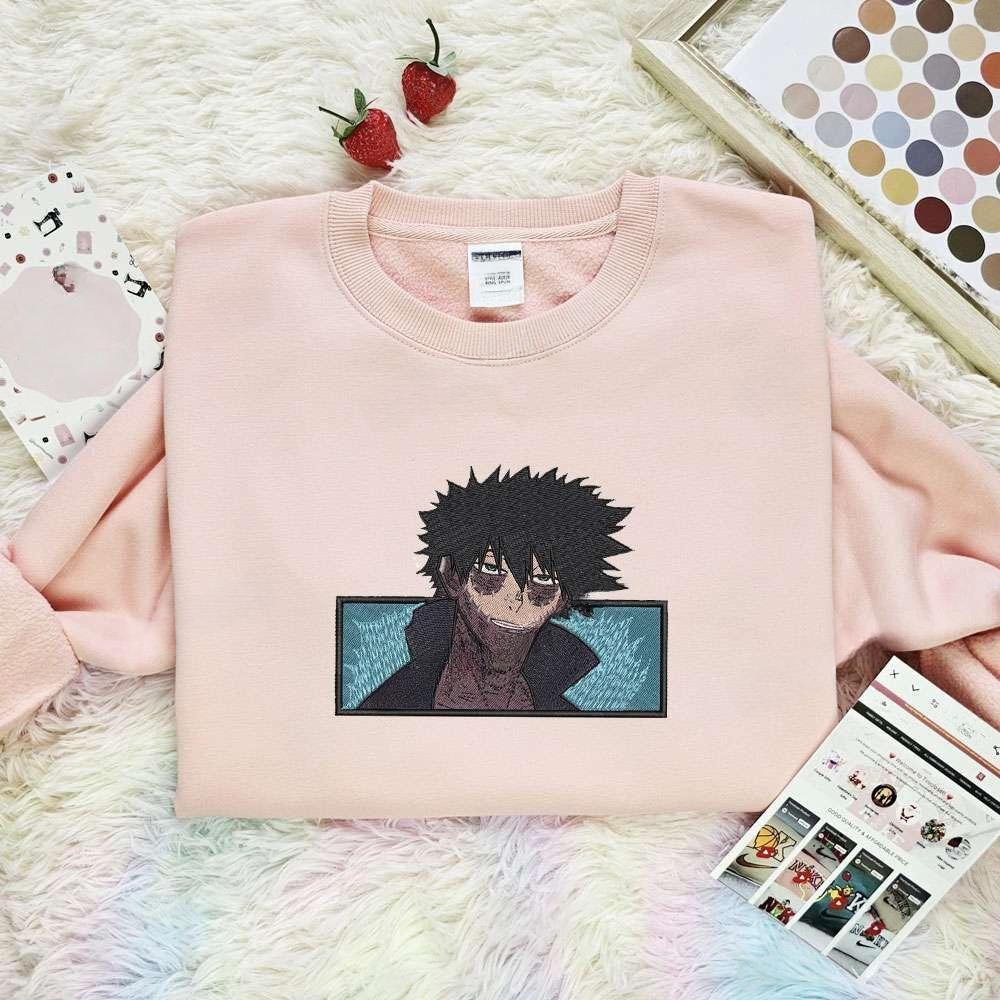 Dabi My Hero Academia Anime Embroidered Shirt , Anime Embroidered T-shirt Sweatshirt Hoodie, Inspired Anime Movie, Best Gift for Anime Fans