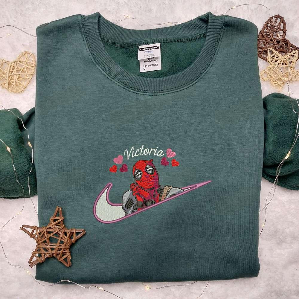 Deadpool Love Victoria Marvel Movie Embroidered Shirt Best GIft For Fans